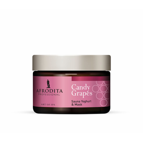 Afrodita ART OF SPA Candy Grapes Szauna joghurt és pakolás, arcra és testre Afrodita ART OF SPA Candy Grapes Szauna joghurt és pakolás, arcra és testre